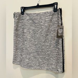 Vince Camuto Modern Edge Tweed Zipper Skirt